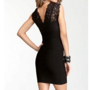 Black Bebe cocktail dress